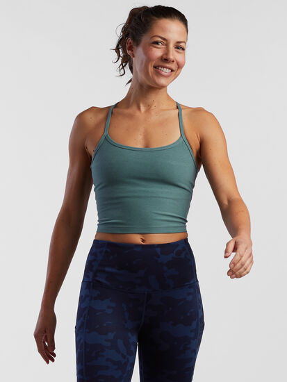 Cropped Cami Bra Top, , original