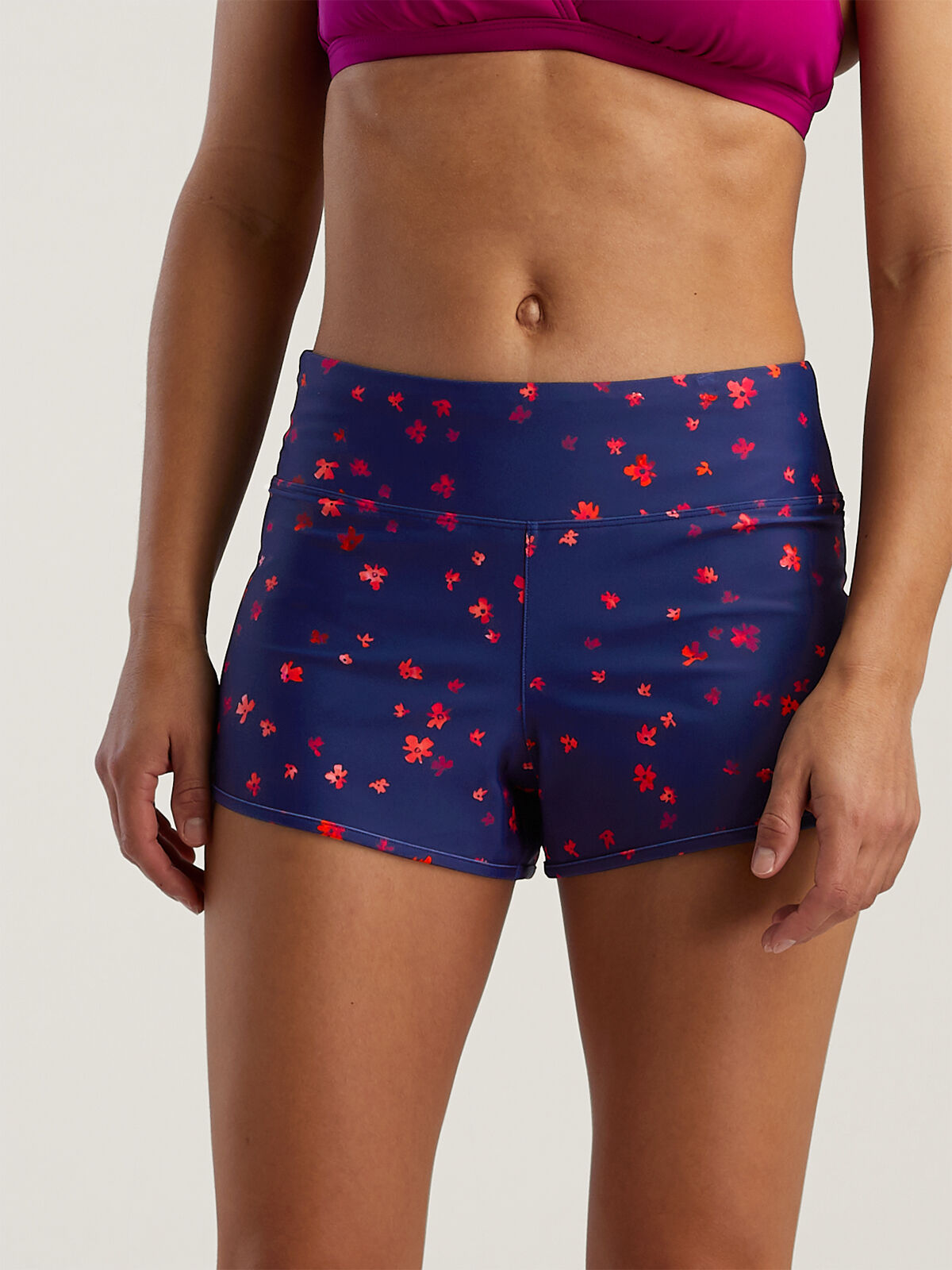 nala ナラ　スイムショーツ High waist swim shorts Women's Swim Shorts: Nalu - Ephemeral | Title Nine