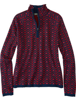 Women's Quarter Zip Sweater: Super Power