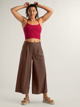 High Waisted Wide Leg Pants Round Trip