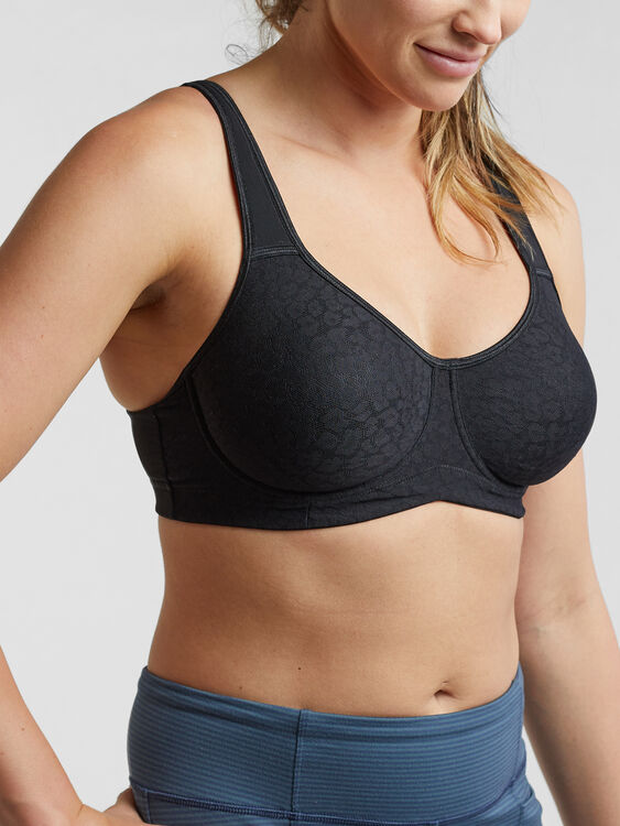 Leading Lady Sports Bra for Women - The Serena Wirefree Sports Bra - White