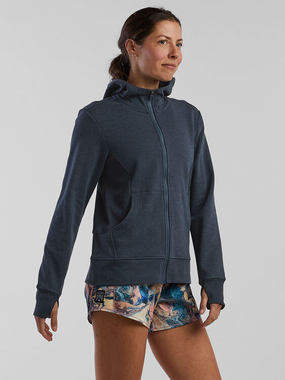 Women's Warmup Fleece Scuba Hoodie | Title Nine