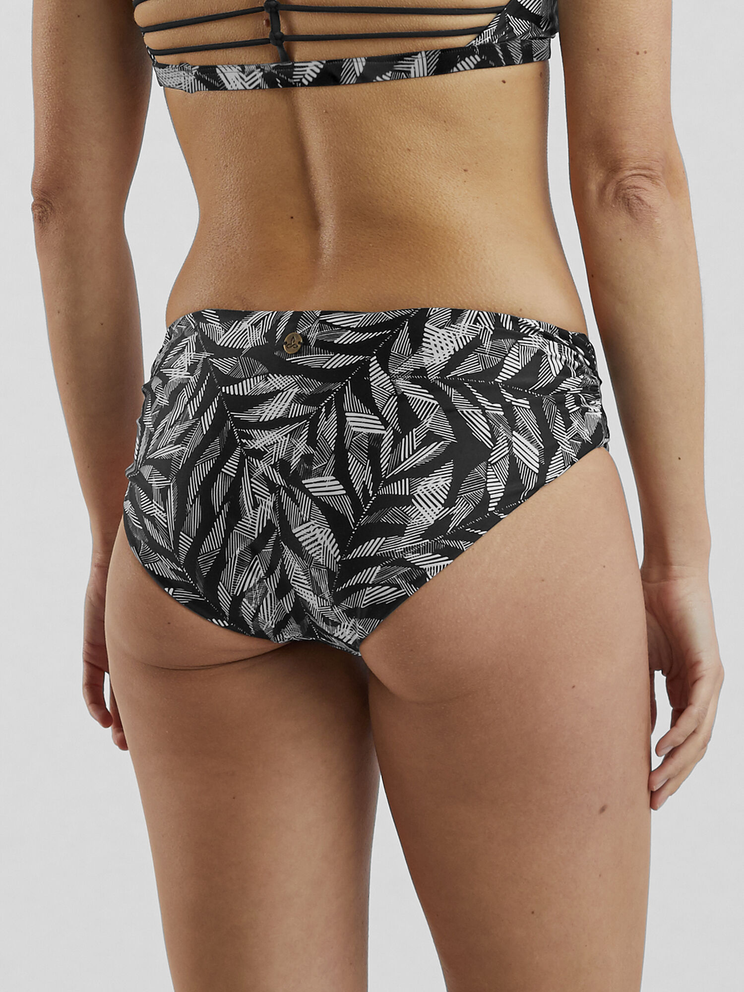 Dig It Bikini Bottoms - Black Springtime, , original