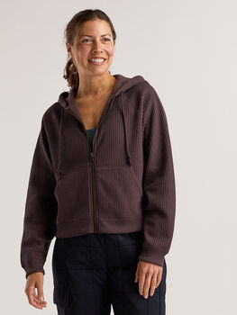 Toad&Co Women's Recycled Waffle Sweatshirt Bitterroot