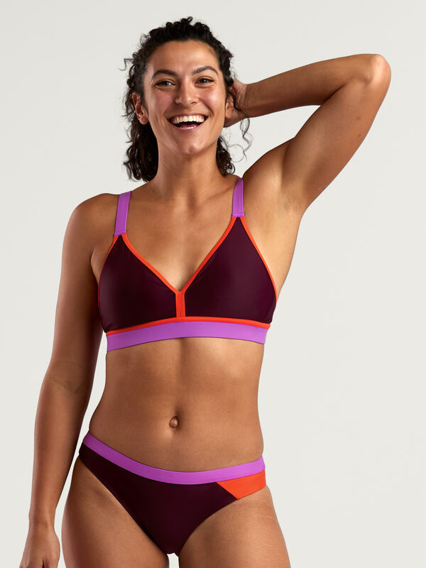 Athletic Bikini Top: Montera 2.0 - Colorblock