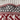 Beluga Printed Crew Socks, Ash Print (Red), swatch