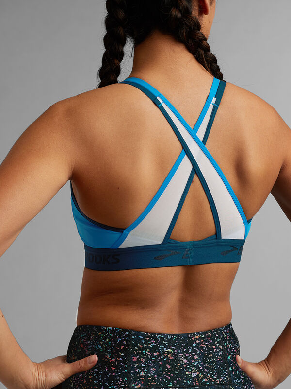 Goldilocked Cross Back Sports Bra, , original