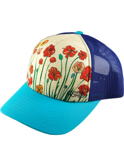 Galleria Trucker Hat - Poppies: Image 2