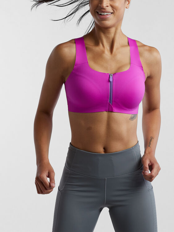 Run It All Front Close Sports Bra, , original