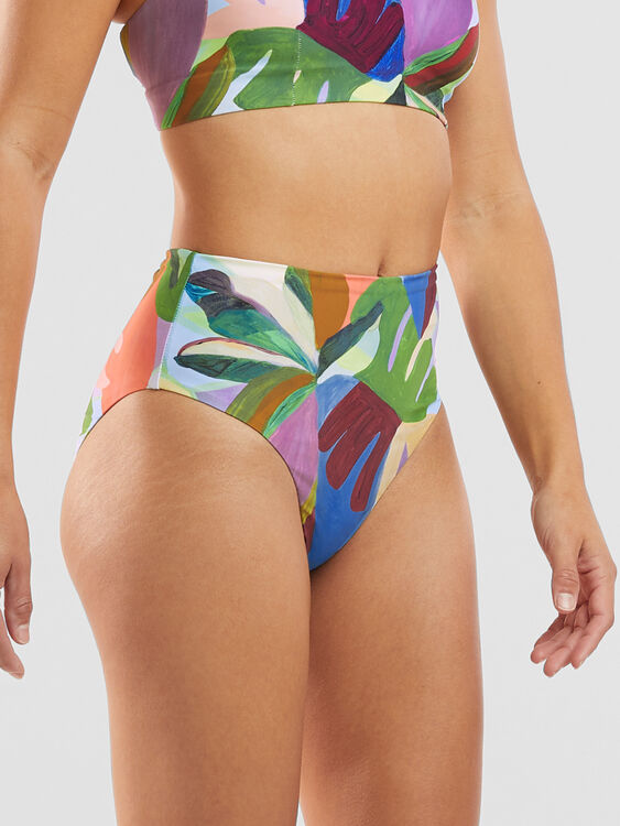 Streamline High Waisted Bikini Bottom - Bora Bora, , original