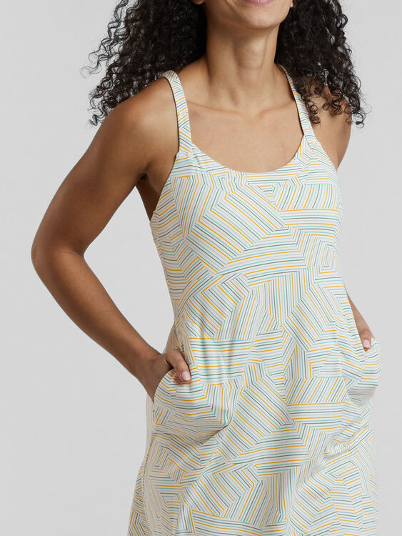 Yes Dress - Shattered Stripe, , original
