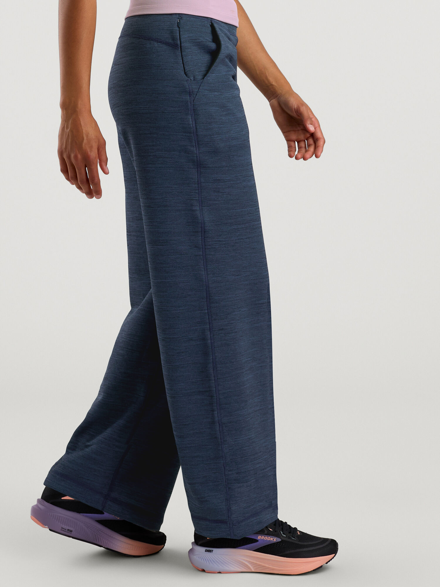 Crash Fleece Lined Wide Leg Pants - Petite, , original