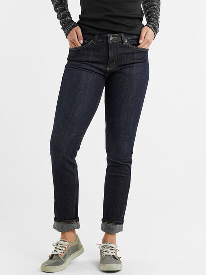 Defroster Fleece Woven Jeans: Image 1