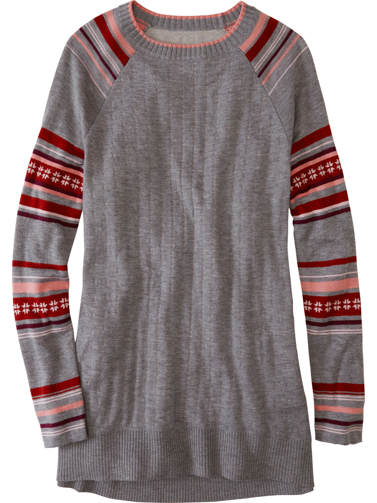 Crew neck tunic sweater new arrivals