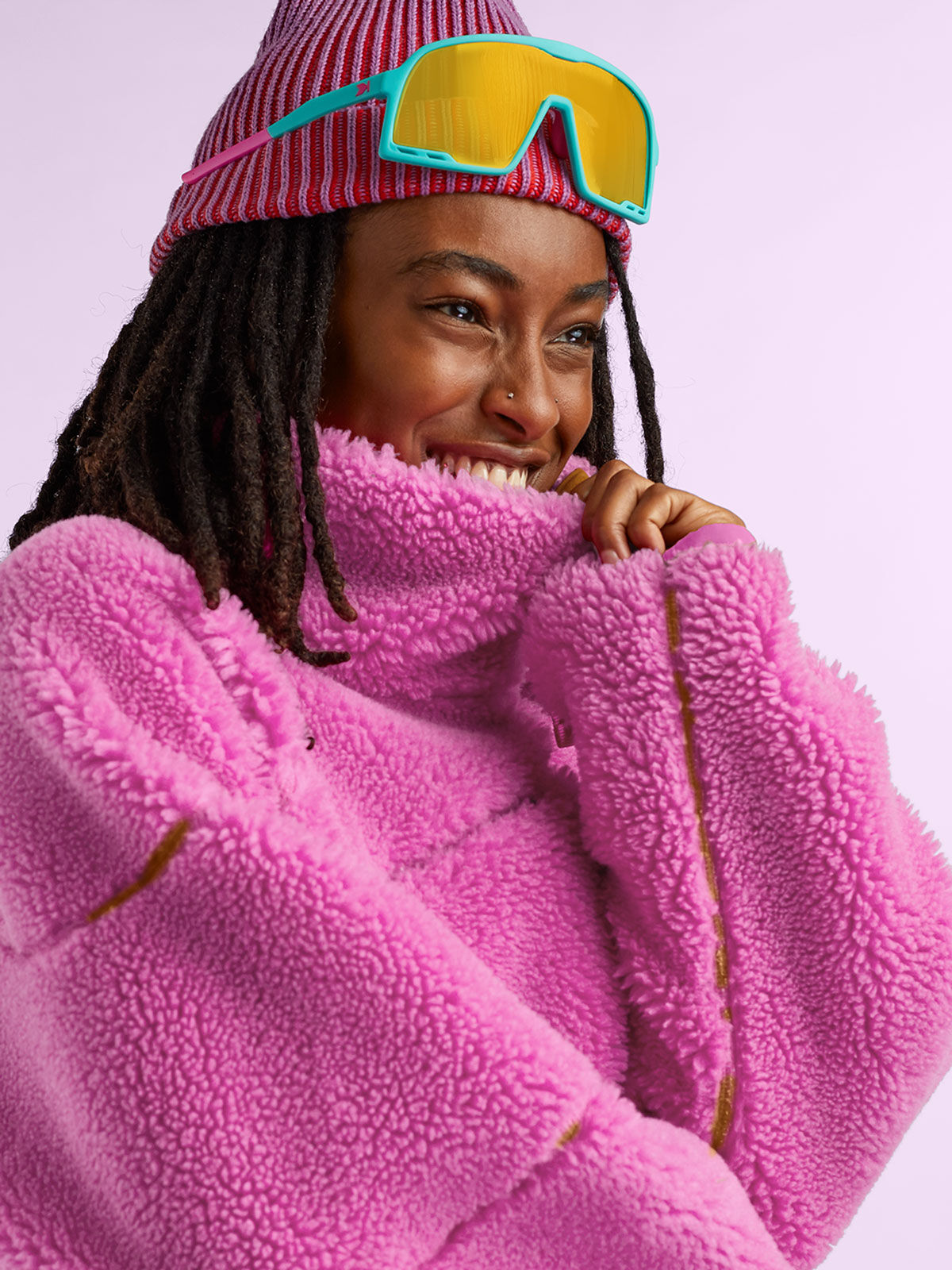 SENIQ Women's Half Baked Wool Blend Fleece Pullover | Title Nine