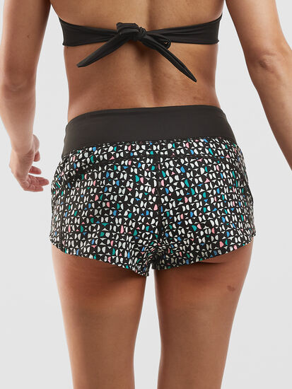 Wahine Swim Shorts - Wild Waves, , original