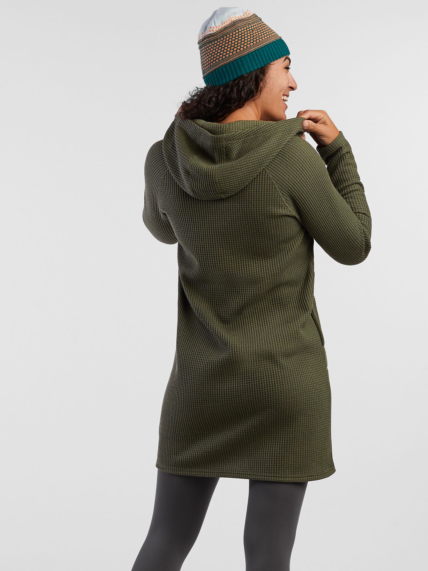 Bitterroot Waffle Hoodie Dress, , original