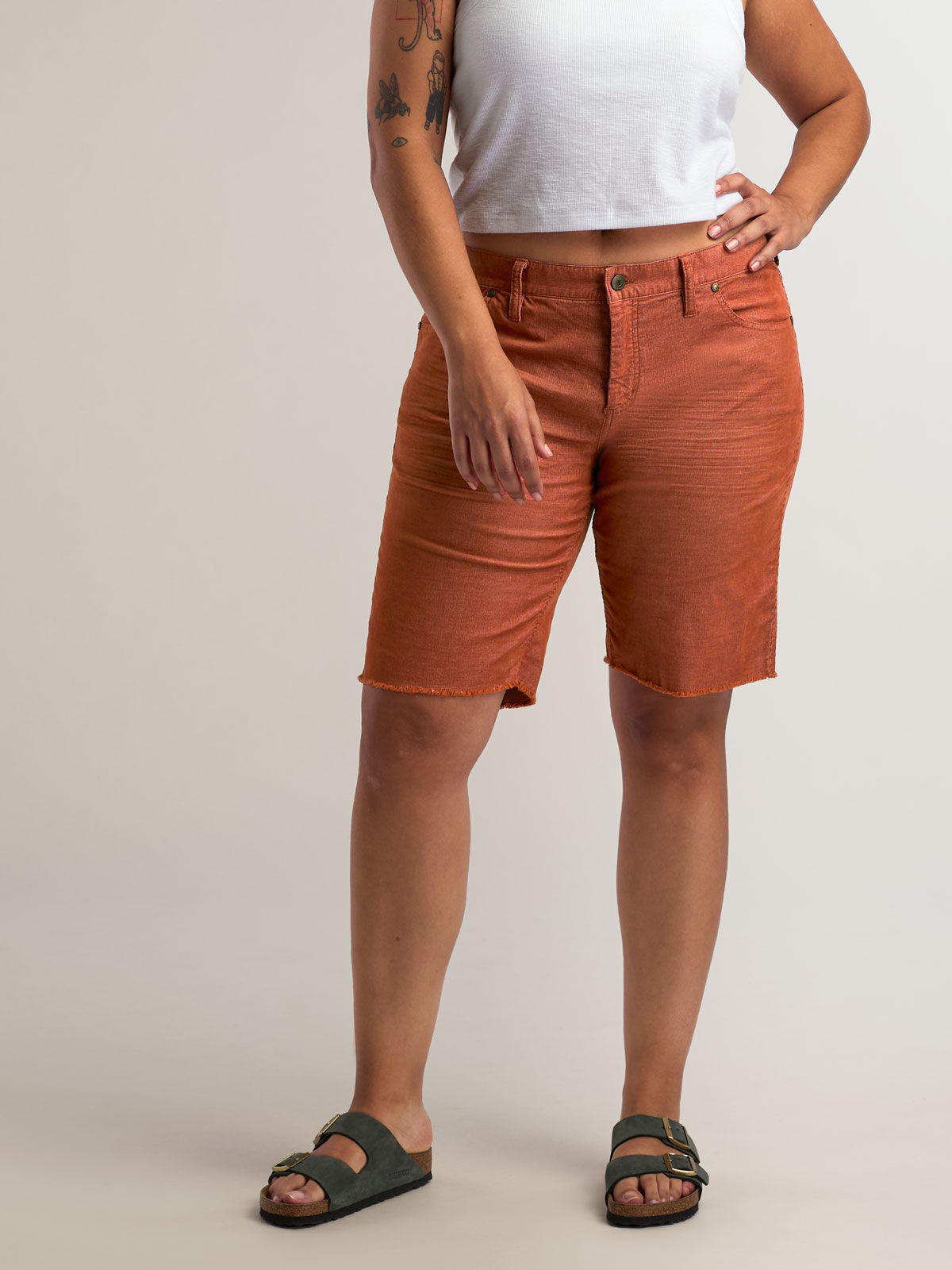 Womens Cut Off Shorts - Corduroy - Dogtown