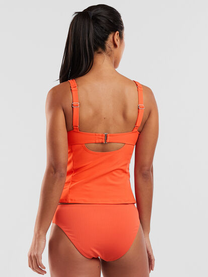 Bodacious 2.0 Underwire Tankini Top - Solid Ribbed, , original