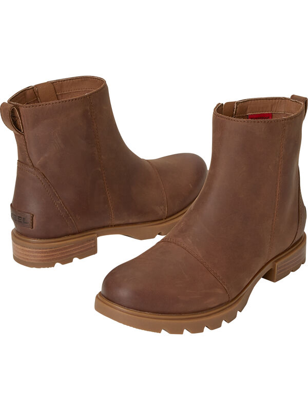 Emelie III Zip Waterproof Bootie, Velvet Tan/Gum, original