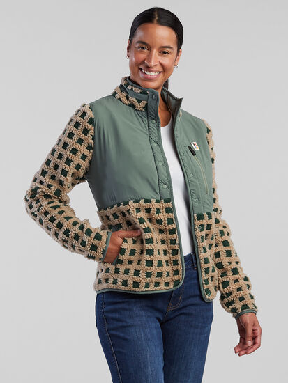 Fleece Snap Foothills Jacket Women Title | Nine Supply Deso