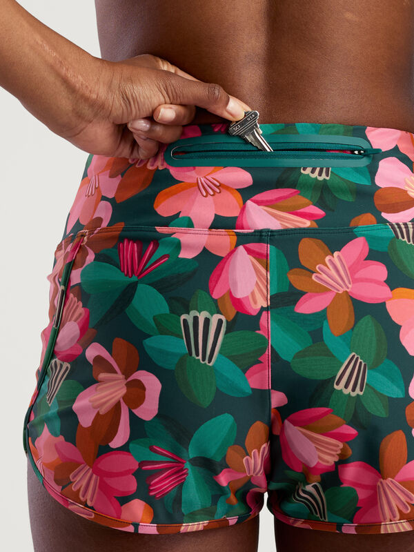 Nalu Paddle Board Shorts - Fiesta Full Coverage Swim Shorts