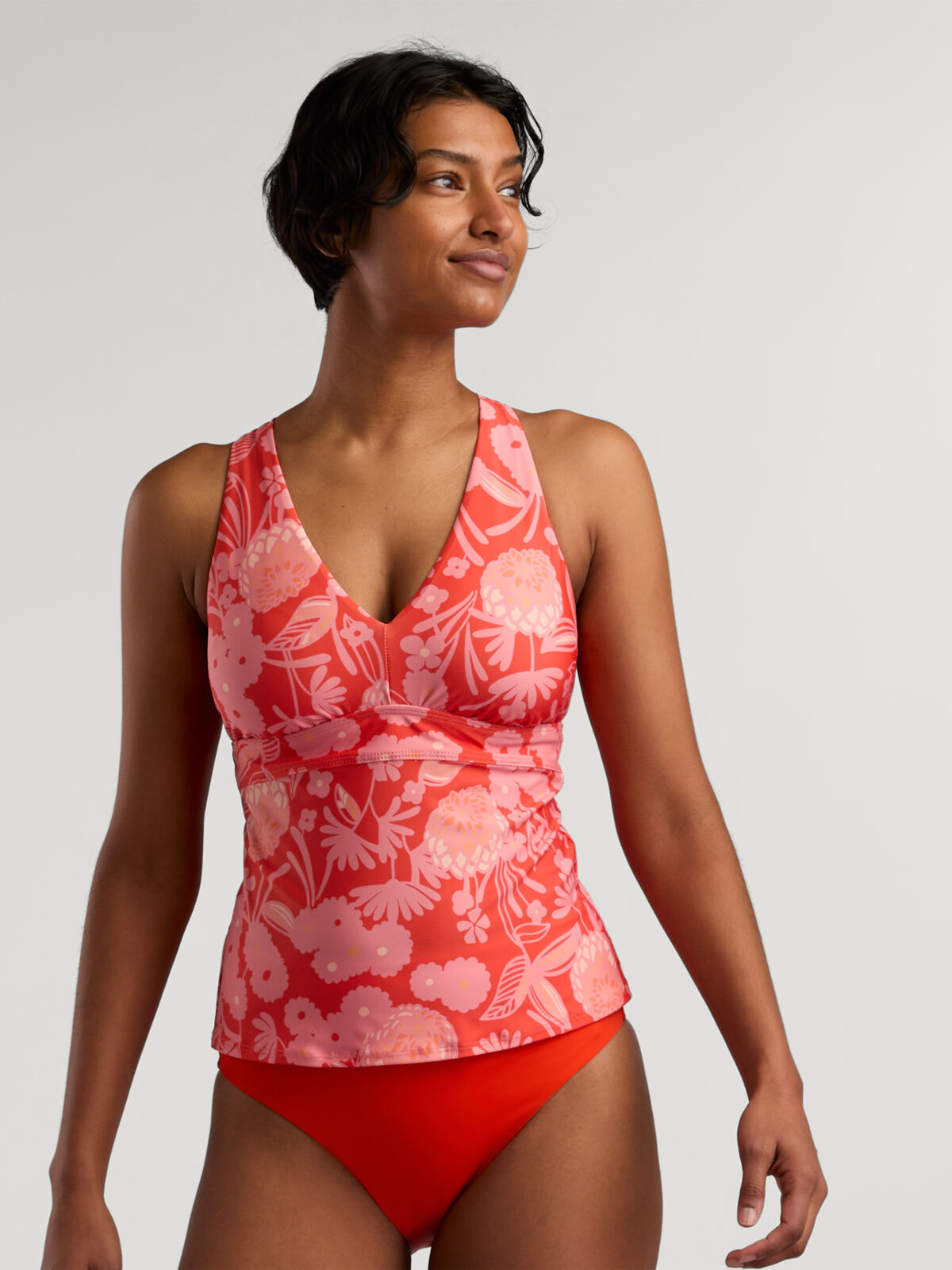 Women's Wire-Free Tankini Top UPF Better - Papeete | Title Nine