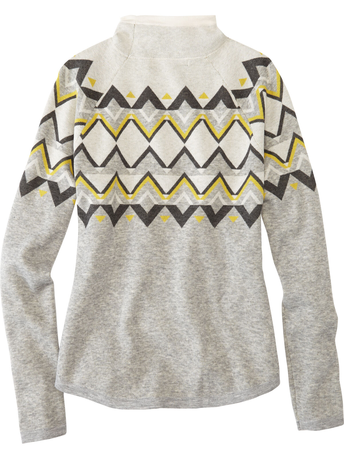 Mock Neck Women's Sweater Barra Fair Isle | Title Nine