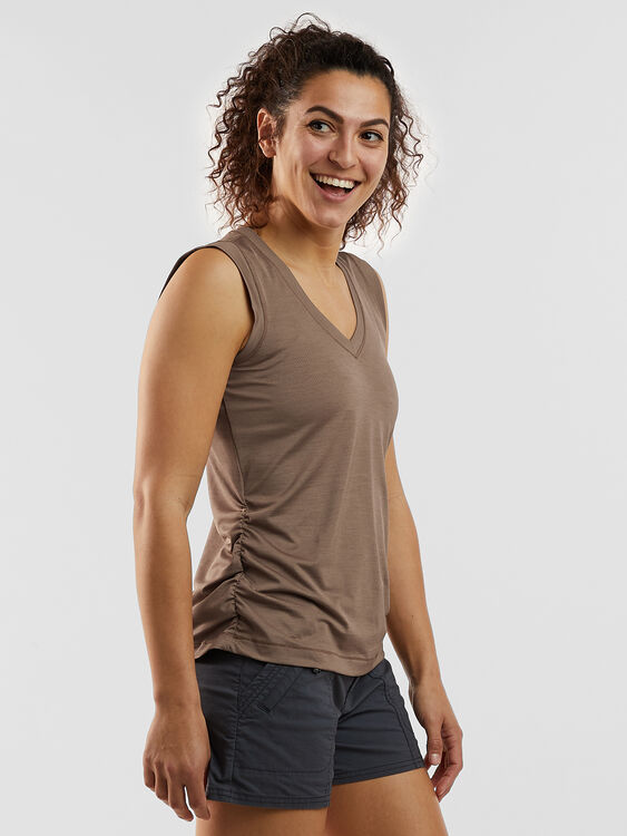 Solar Flair V Neck Tank Top, , original