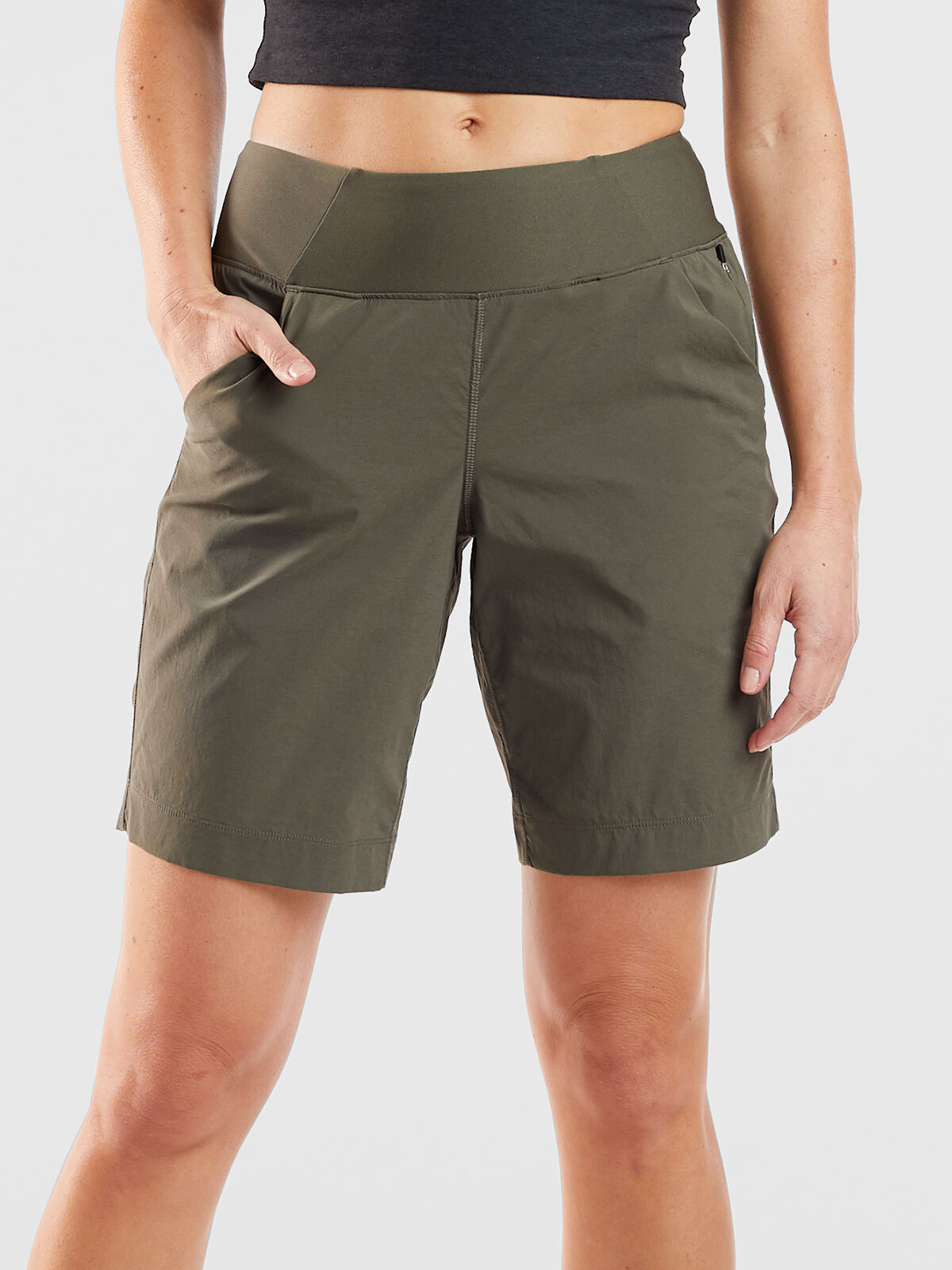 Elastic waist hiking best sale shorts