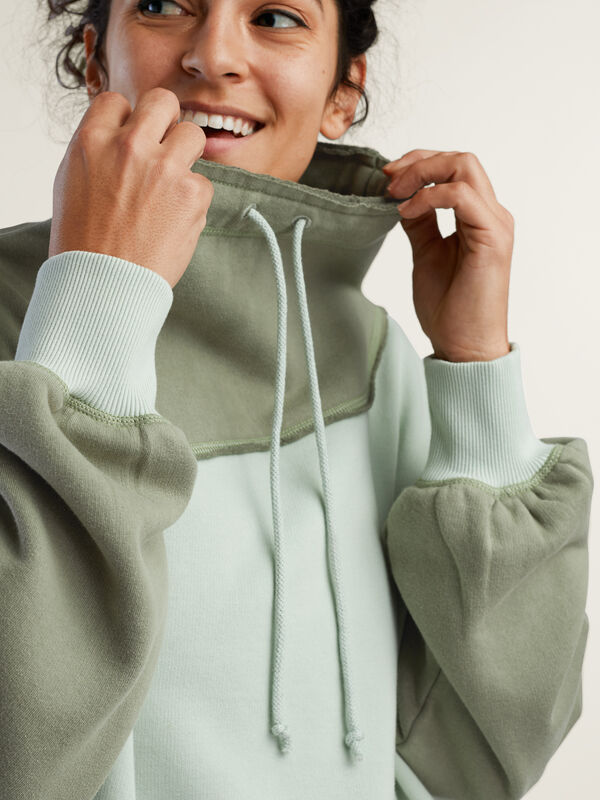 Homestretch Mock Neck Sweatshirt, , original