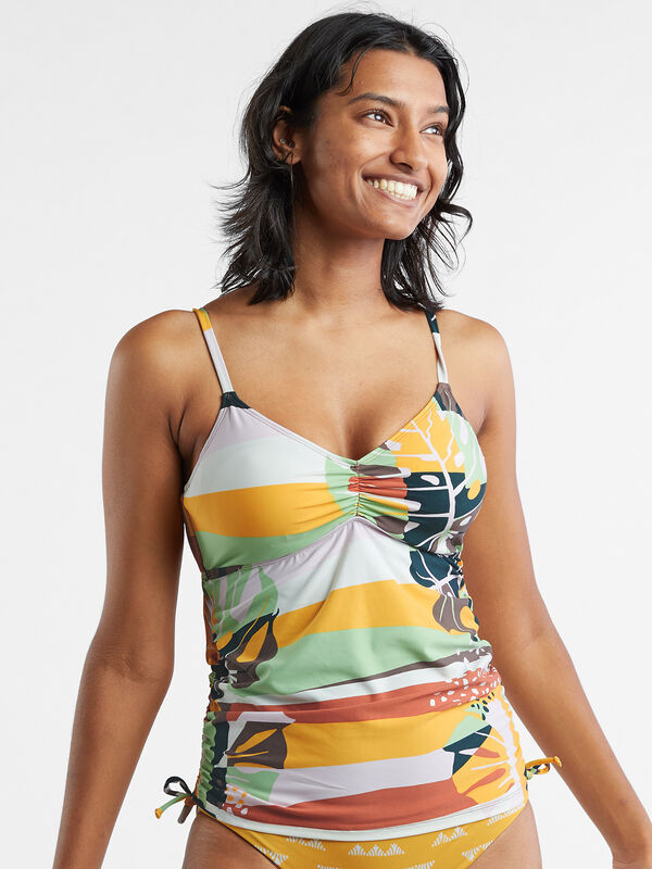 Capitola Underwire Tankini Top - Terra, , original