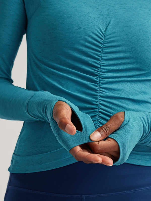 Tempo Ruched Long Sleeve, , original