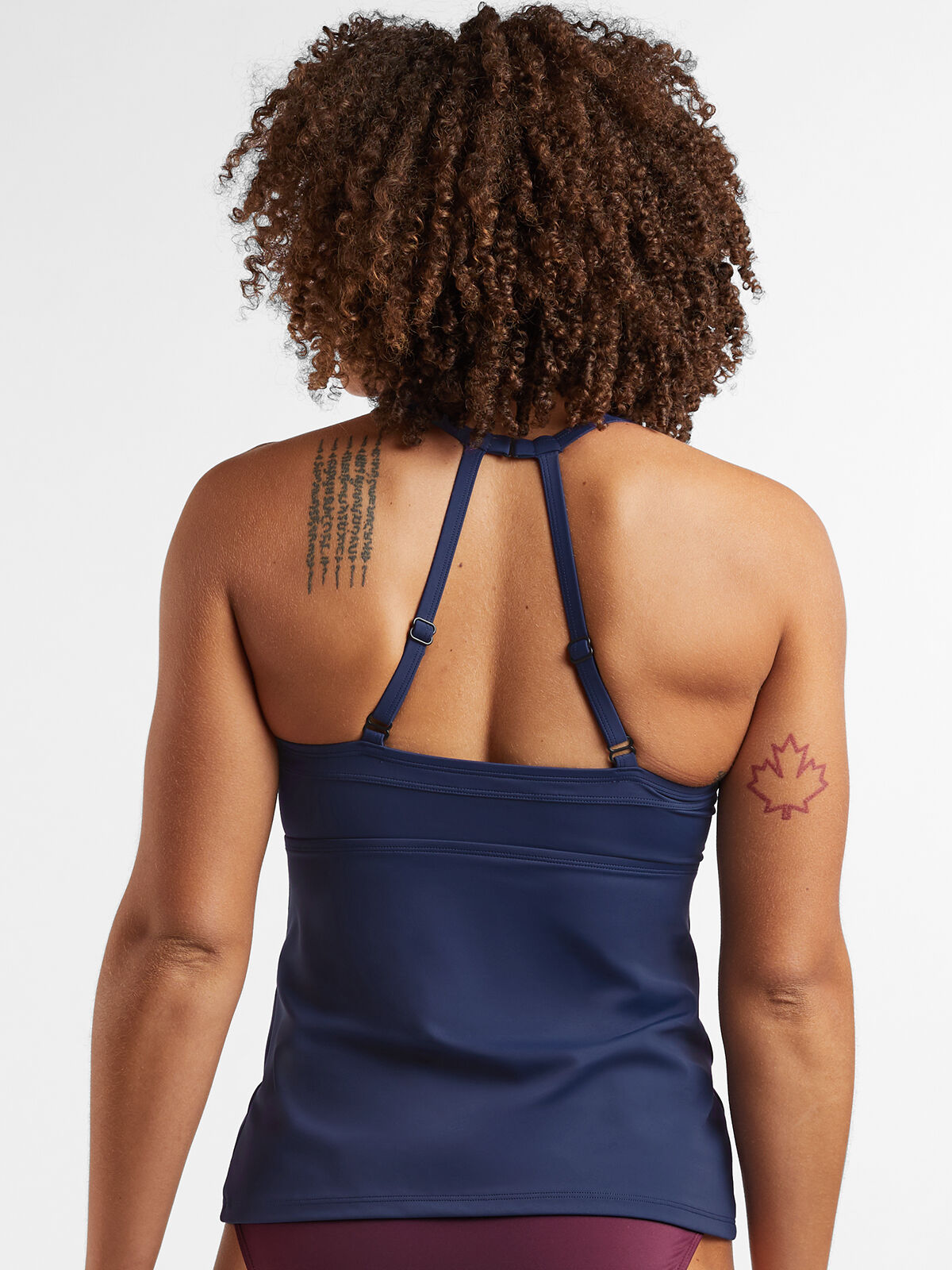 solid color tankini tops