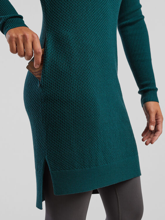Woolicious Waffle Crew Neck Dress, , original