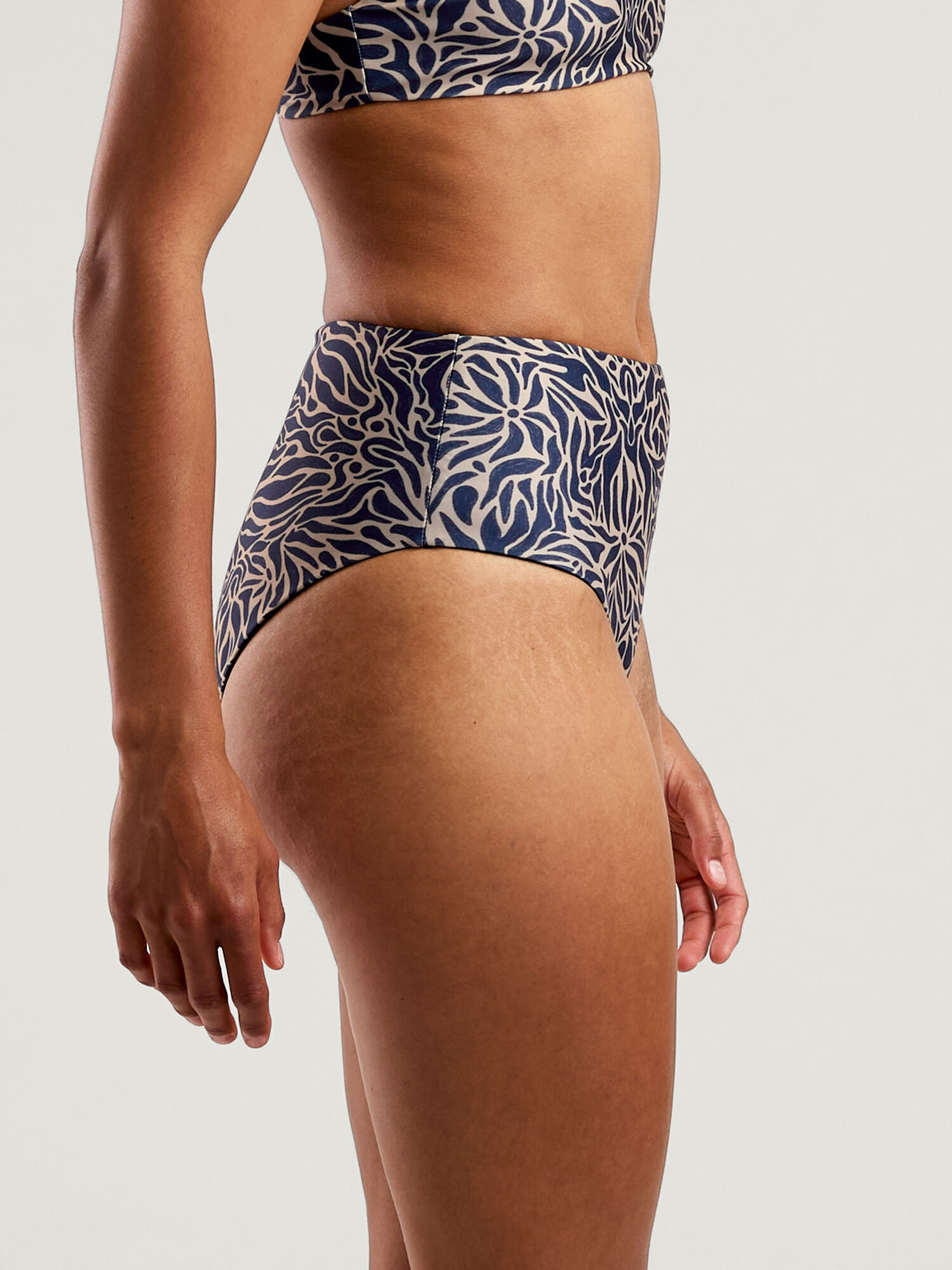 Nina High Waisted Bikini Bottom, , original