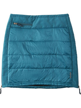 Quilted Insulated Midi Skirt: Bun Warmer