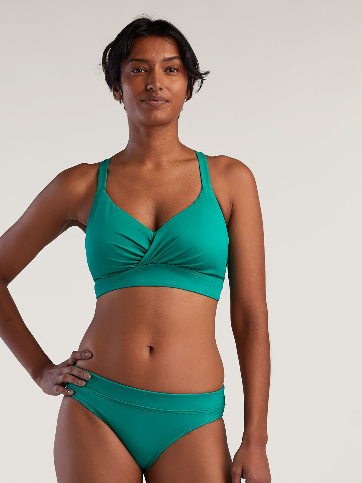 Solid color swimsuits sales