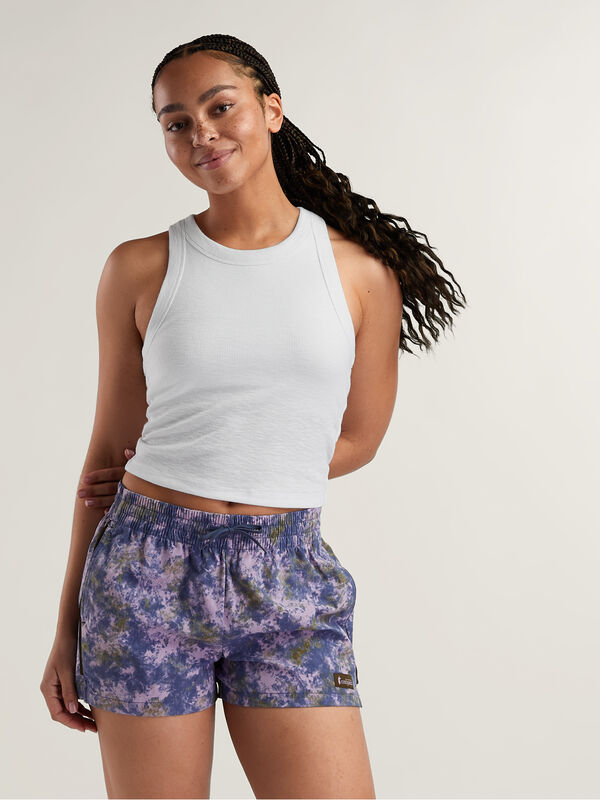 Headlands Ribbed Bra Top, White, original