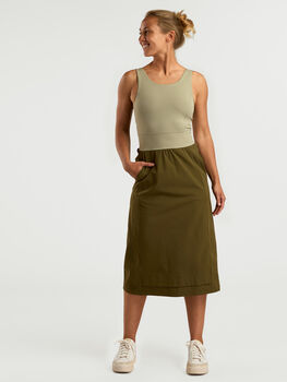 Built In Bra Dress: Limitless Midi