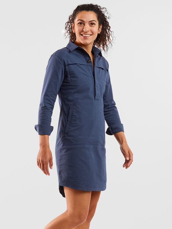 Long Sleeve Shirt Dress Wren Utility