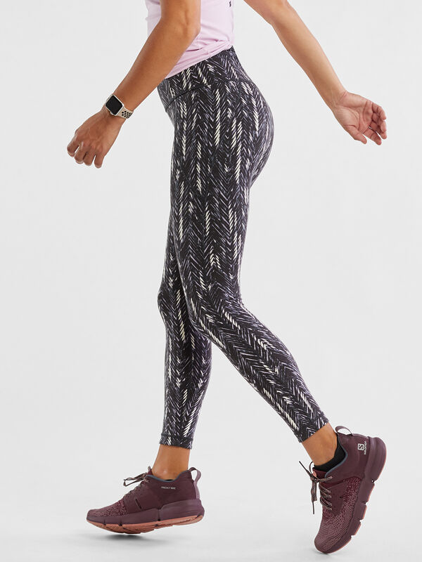 Mad Dash Reversible 7/8 Running Tights - Sleet, , original