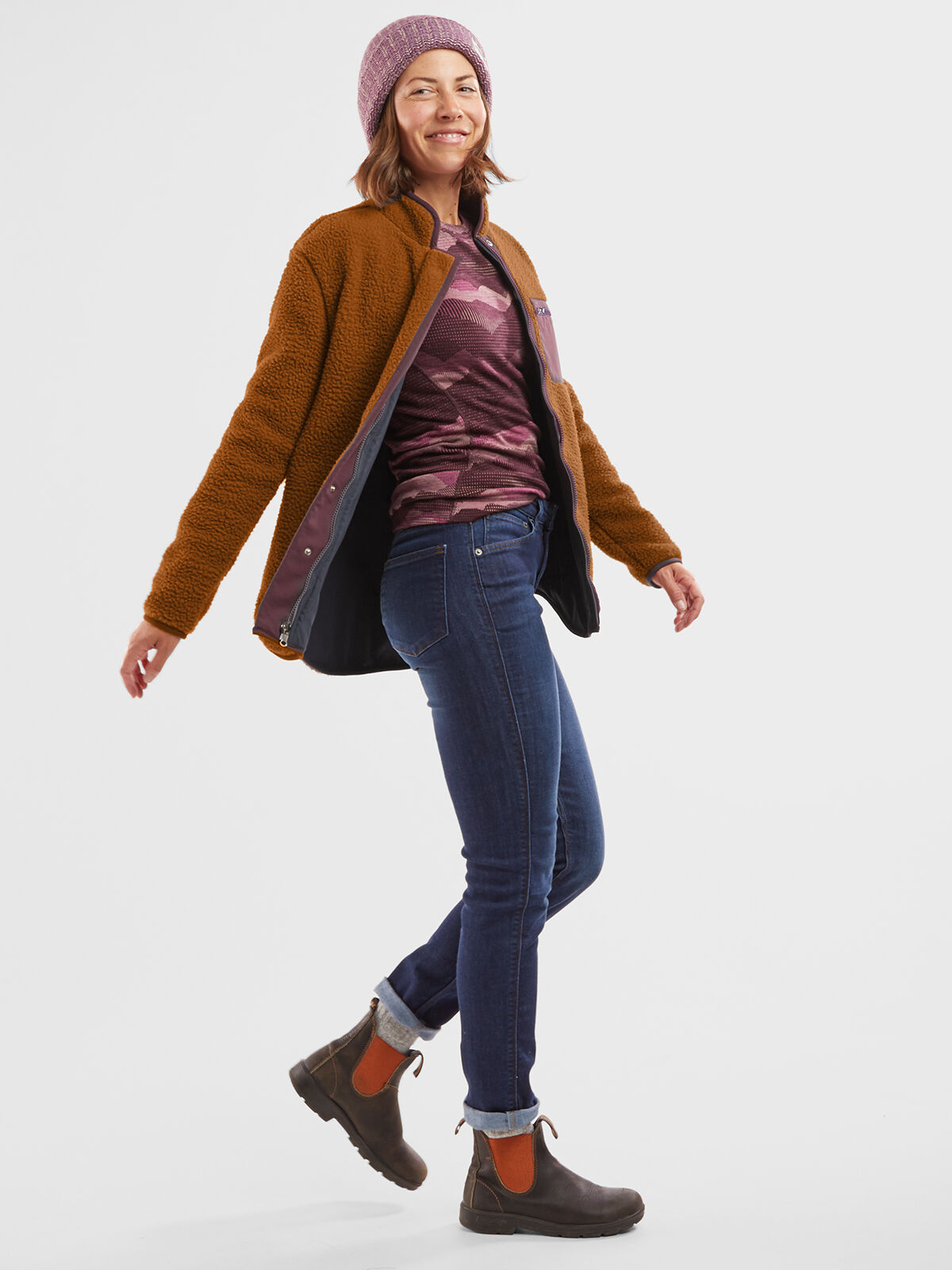 Womens Fleece Lined Reversible Jacket: Annapurna | Title Nine