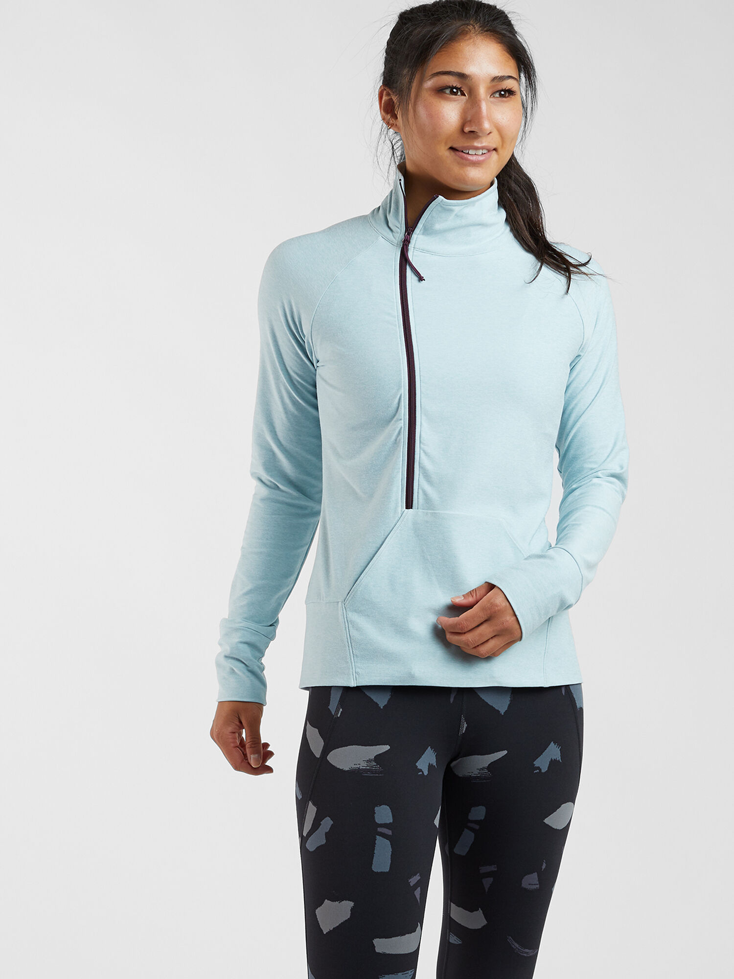 Magic Mile 1/2 Zip Long Sleeve Top, , model