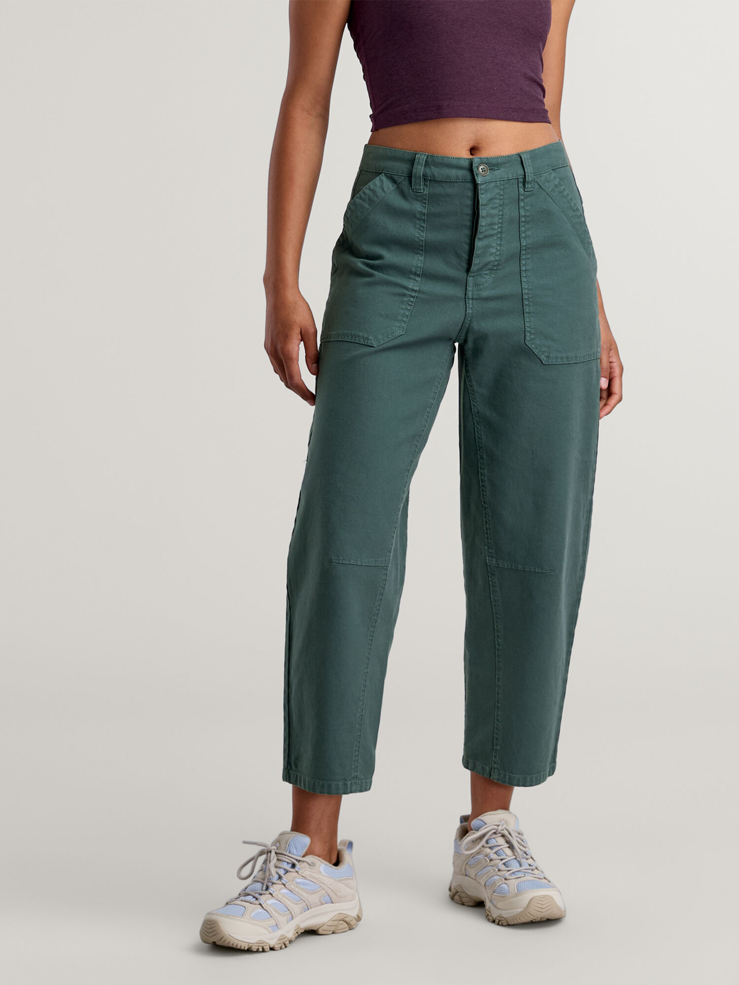 Bishop Barrel Leg Pants, , original