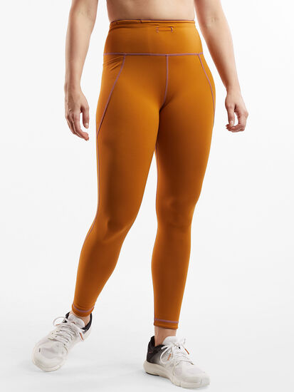 Mad Dash Reversible 7/8 Running Tights - Solid: Image 3