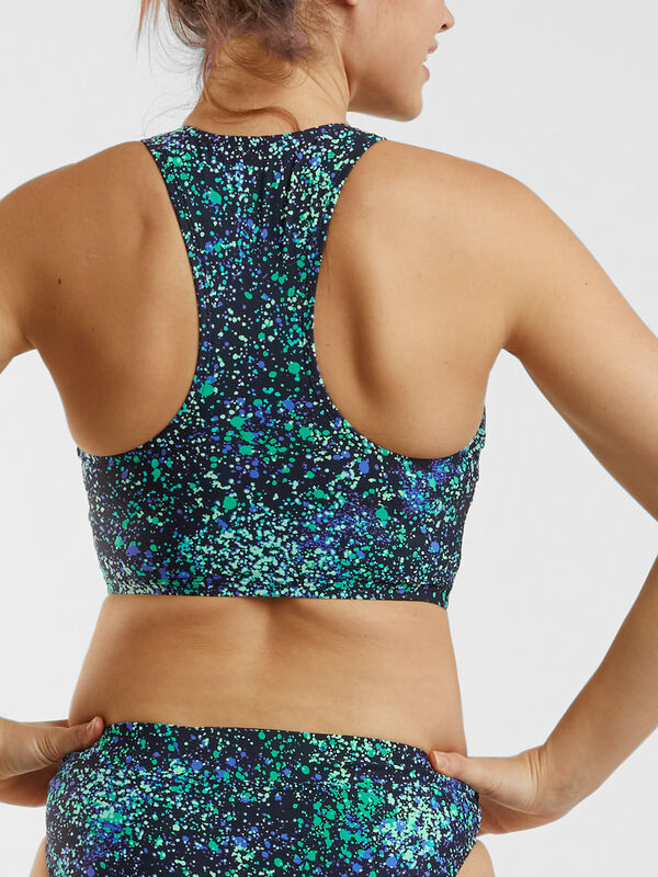 Bond Alumni Zip Front Midkini Top - Hubble, , original