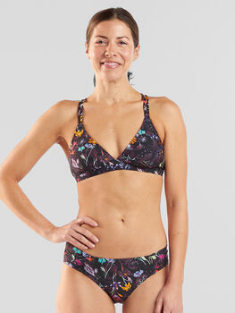 Impossible Bikini Top - Midnight Garden