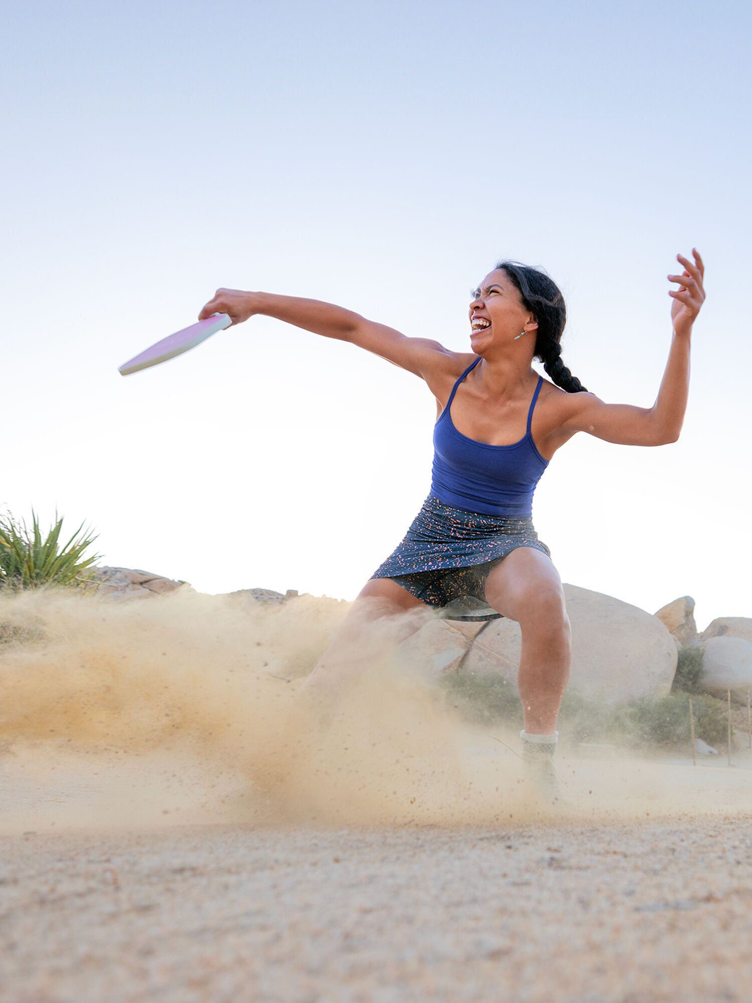 Spacedye Cropped Cami Bra Top, , model