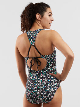 Selkie High Neck One Piece Swimsuit - Wild Waves
